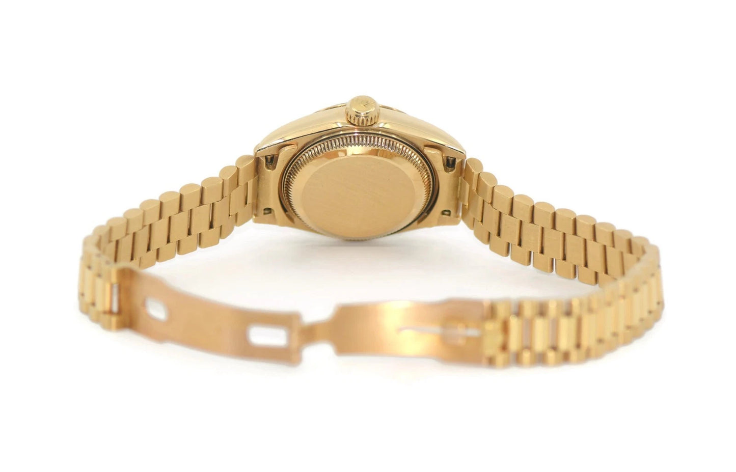 Rolex Datejust Mirror Dial Diamond 18K Yellow Gold Watch 69238