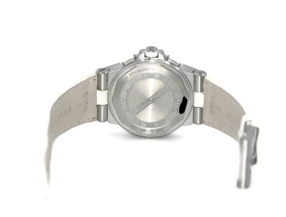 Bulgari Bvlgari Diagono Diamond Stainless Steel Watch DG37