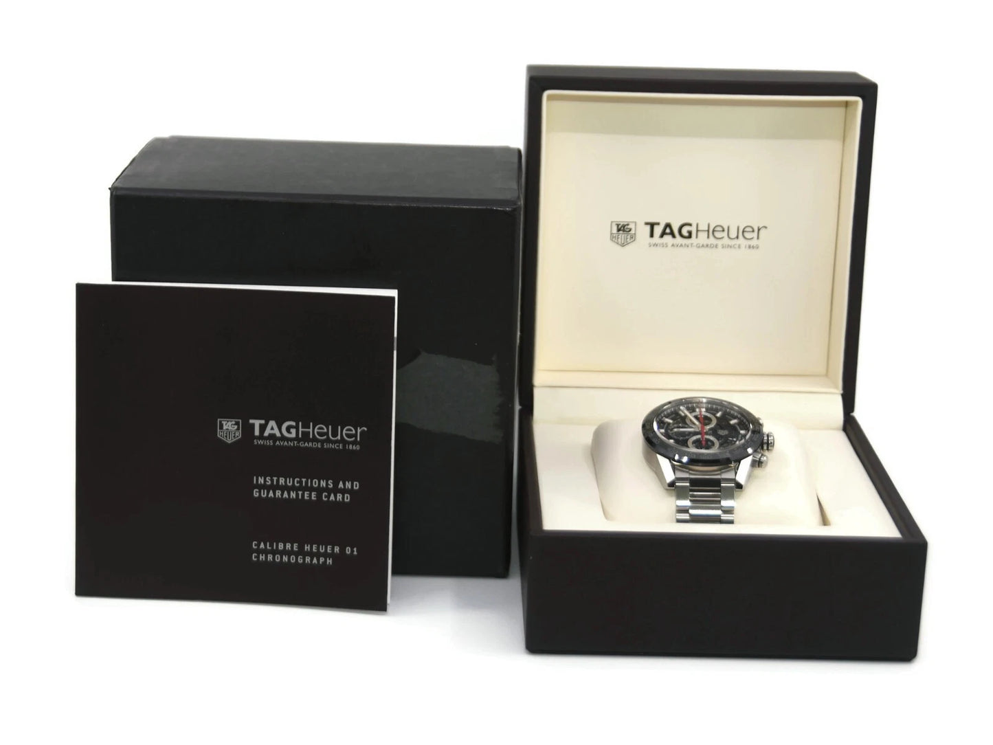 Tag Heuer Carrera 01 Chronograph Stainless Steel Watch CAR201V