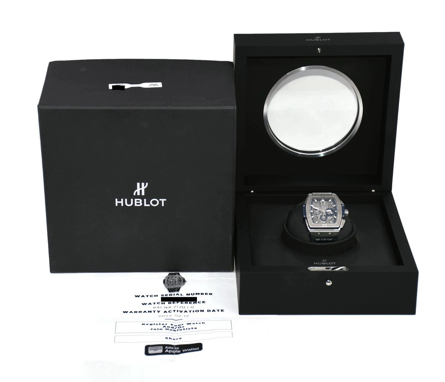 Hublot Spirit Of Big Bang Blue Titanium Watch 641.NX.7170.LR