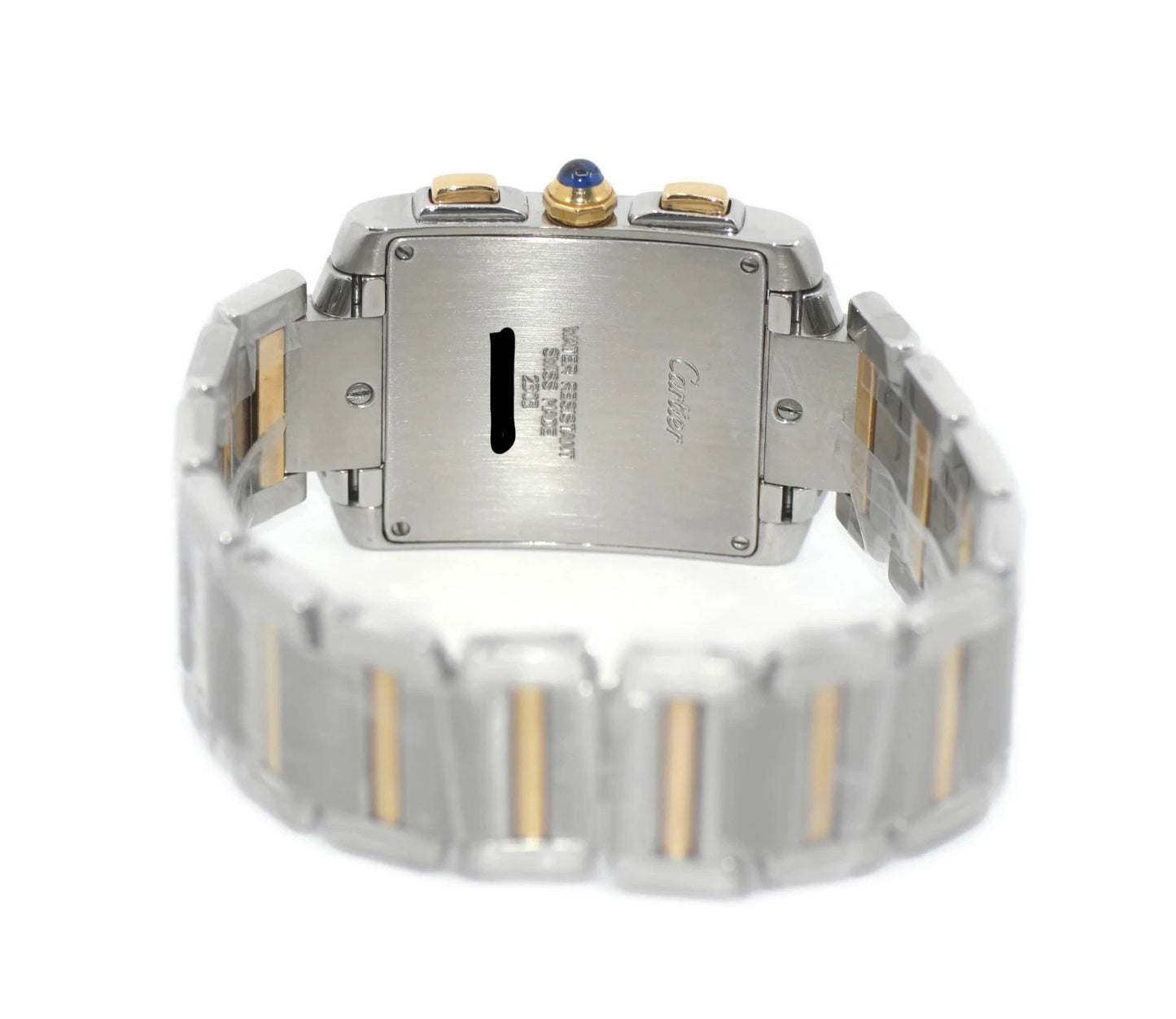 Cartier Tank Chronograph 18K/Stainless Steel Watch W51004Q4