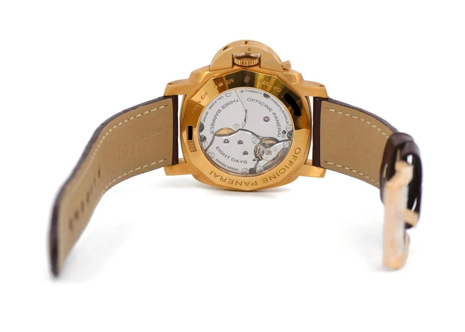 Panerai Luminor GMT 18K Rose Gold Watch PAM00289