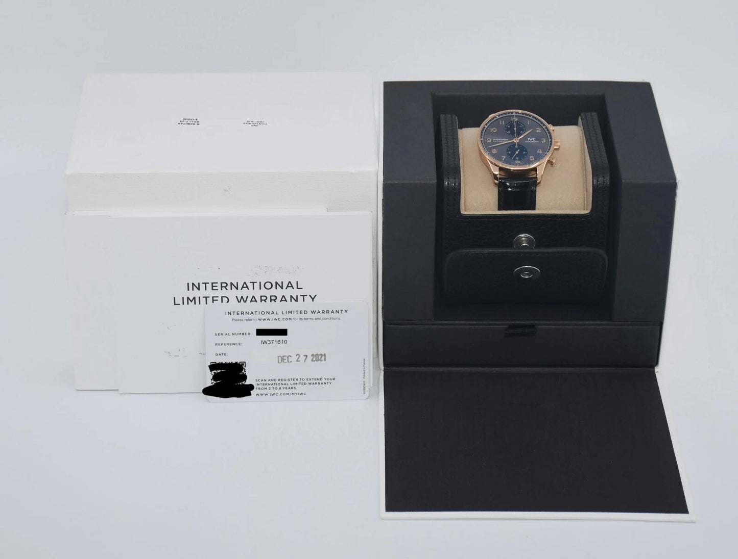 IWC Portuguese Chronograph 18K Rose Gold Watch IW371610