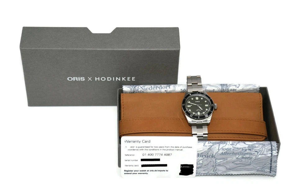 Oris Divers Sixty-Five Hodinkee Stainless Steel Watch 7774