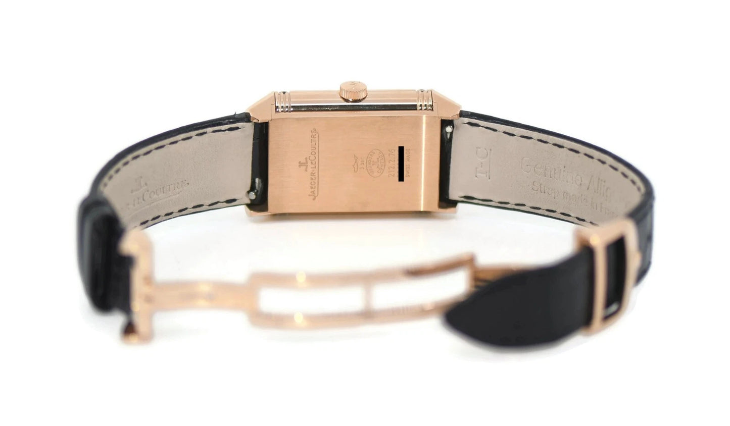 Jaeger LeCoultre Reverso Duetto Diamond 18K Rose Gold Watch Q2572420