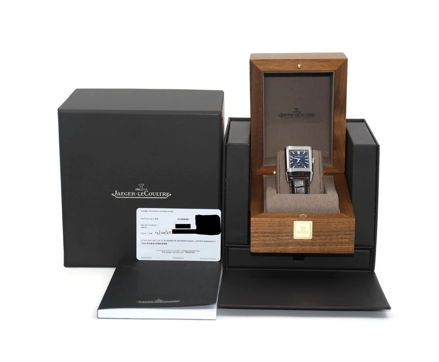 Jaeger LeCoultre Reverso Tribute Small Seconds Stainless Steel Watch Q3988481
