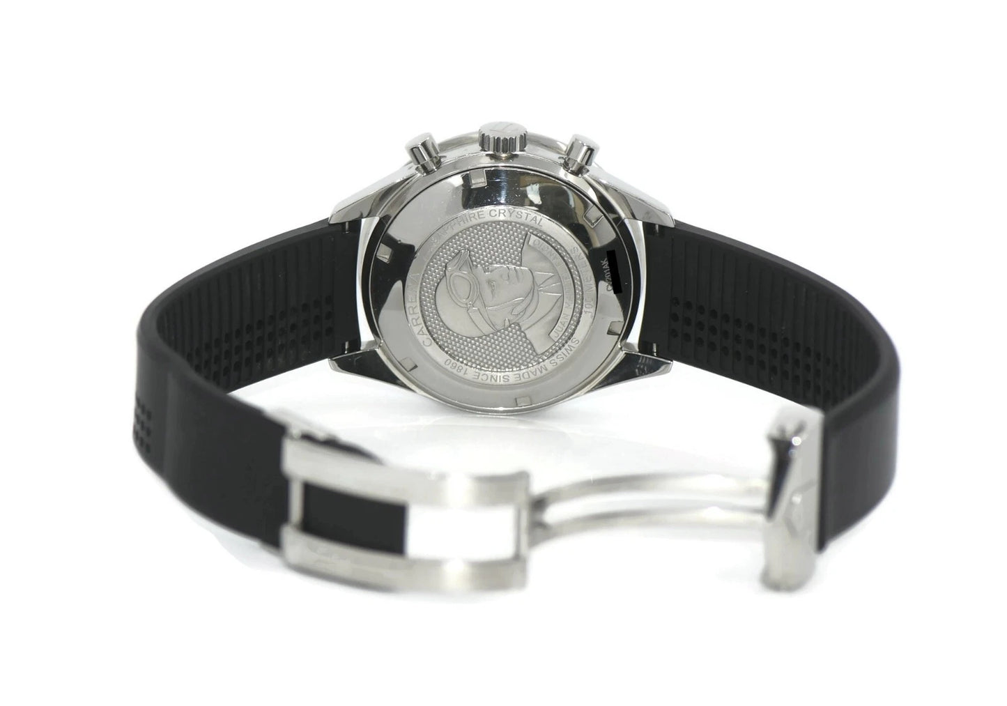 Tag Heuer Carrera Cal 16 Chronograph Stainless Steel Watch CV201AK