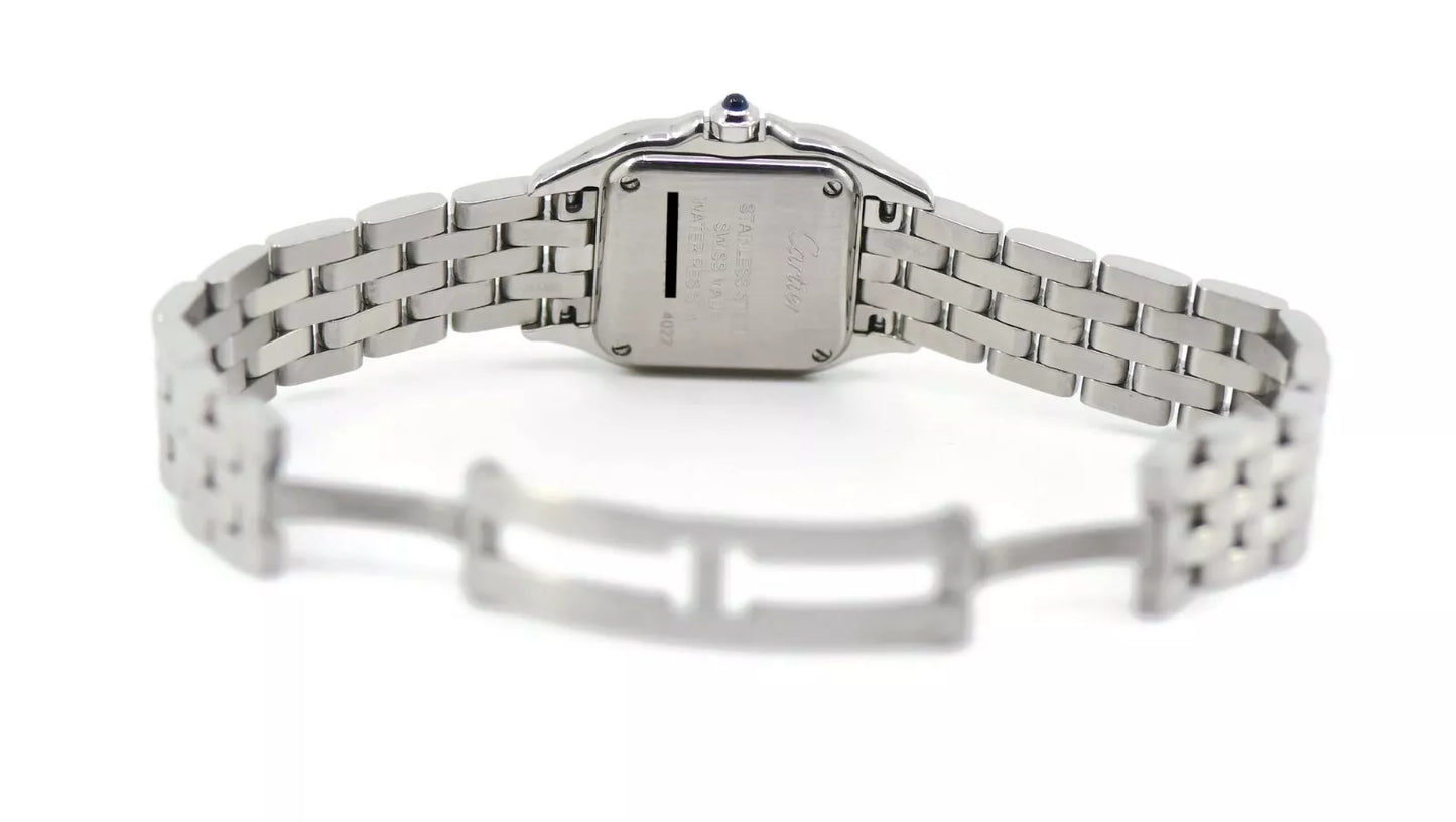 Cartier Panthere Diamond Stainless Steel Watch W4PN0007