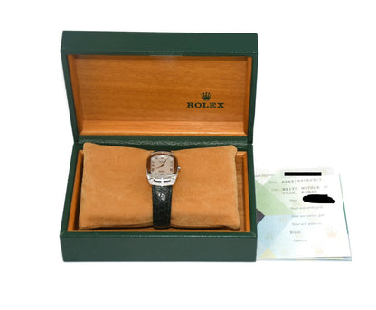Rolex Cellini Diamond 18K White Gold Watch 6692