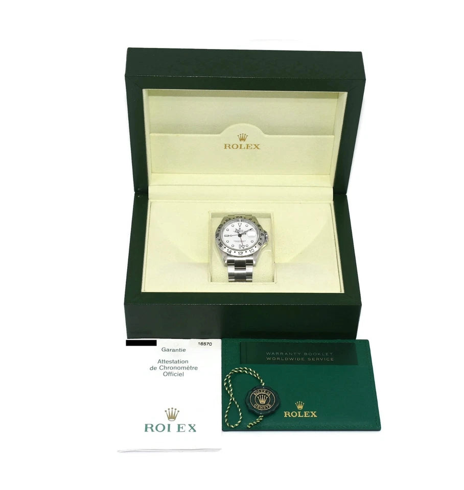 Rolex Explorer II Stainless Steel Watch 16570