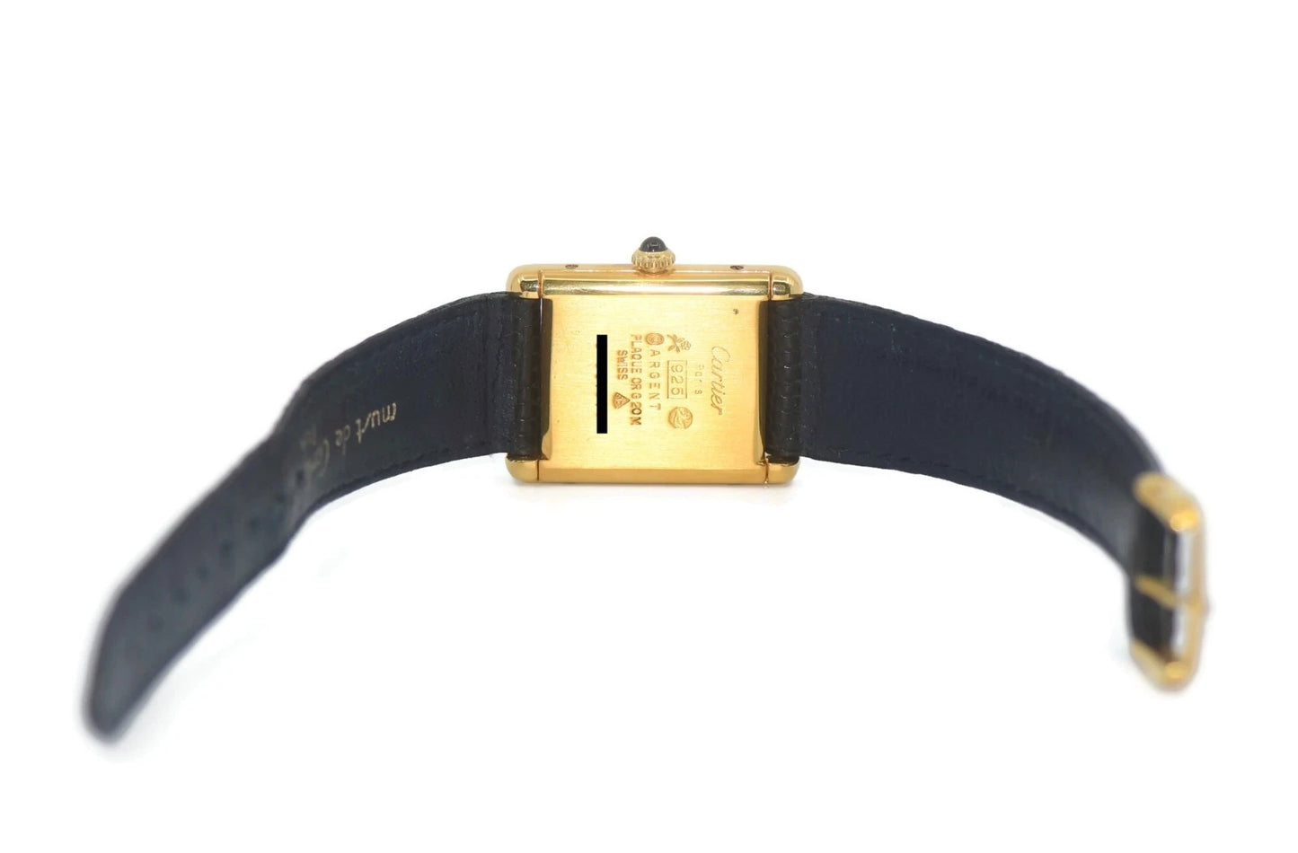 Cartier Tank Must Gold Plated Sterling Silver Watch