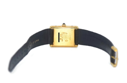 Cartier Tank Must Gold Plated Sterling Silver Watch