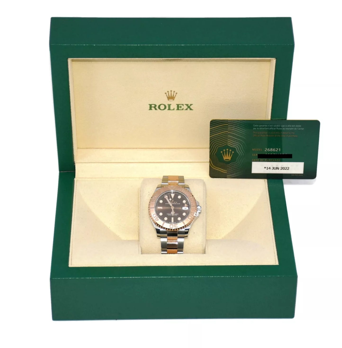 Rolex Yacht-Master 37 Chocolate 18K/Stainless Steel Watch 268621