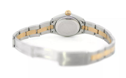 Rolex Oyster Perpetual Two Tone Stainless Steel Watch 6719