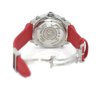 Jacob & Co Five Timezone Diamond Stainless Steel Watch JCM-58DA
