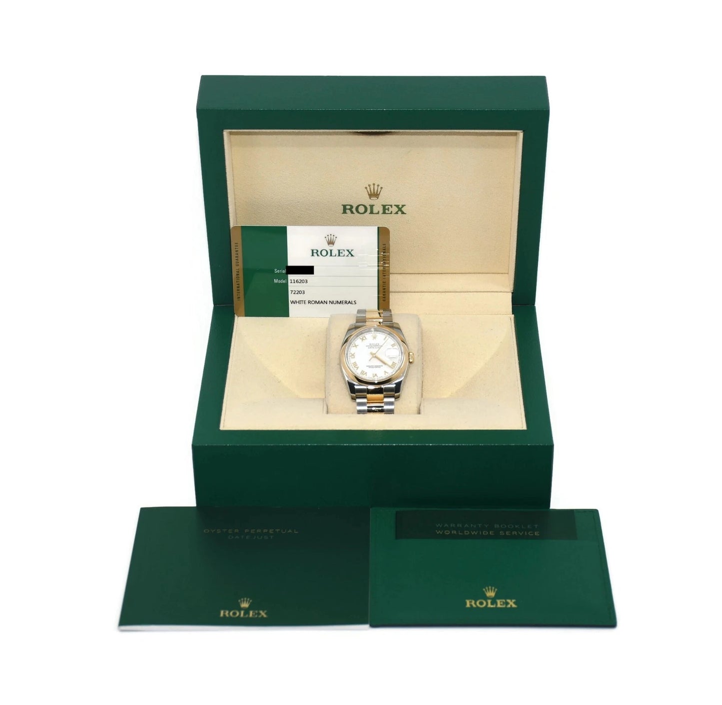 Rolex Datejust 18K/Stainless Steel Watch 116203