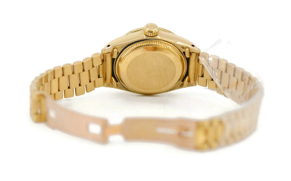 Rolex Datejust Bark Diamond 18K Yellow Gold Watch 6927