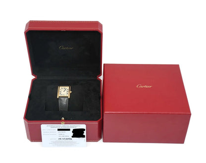 Cartier Tank Louis 18K Yellow Gold Watch WGTA0343
