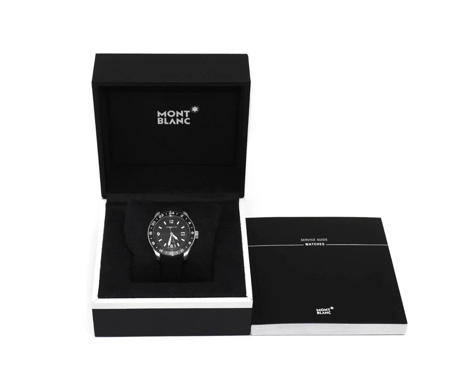 Montblanc 1858 GMT Stainless Steel Watch 129766