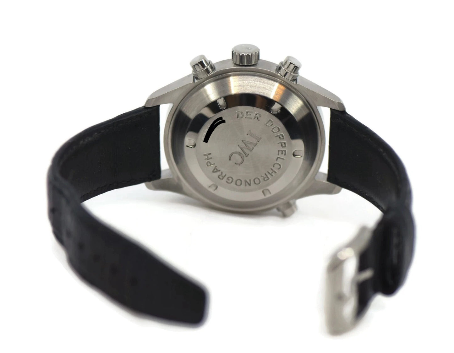 IWC Pilots Double Chronograph Stainless Steel Watch 3713