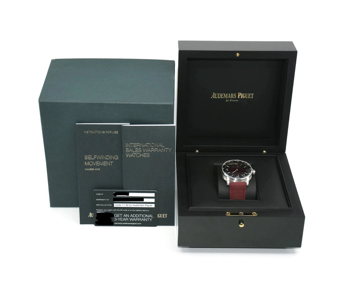 Audemars Piguet Code 11:59 18K White Gold Watch 15210BC