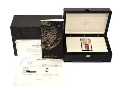 Patek Philippe Annual Calendar Diamond 18K Rose Gold Watch 4947R