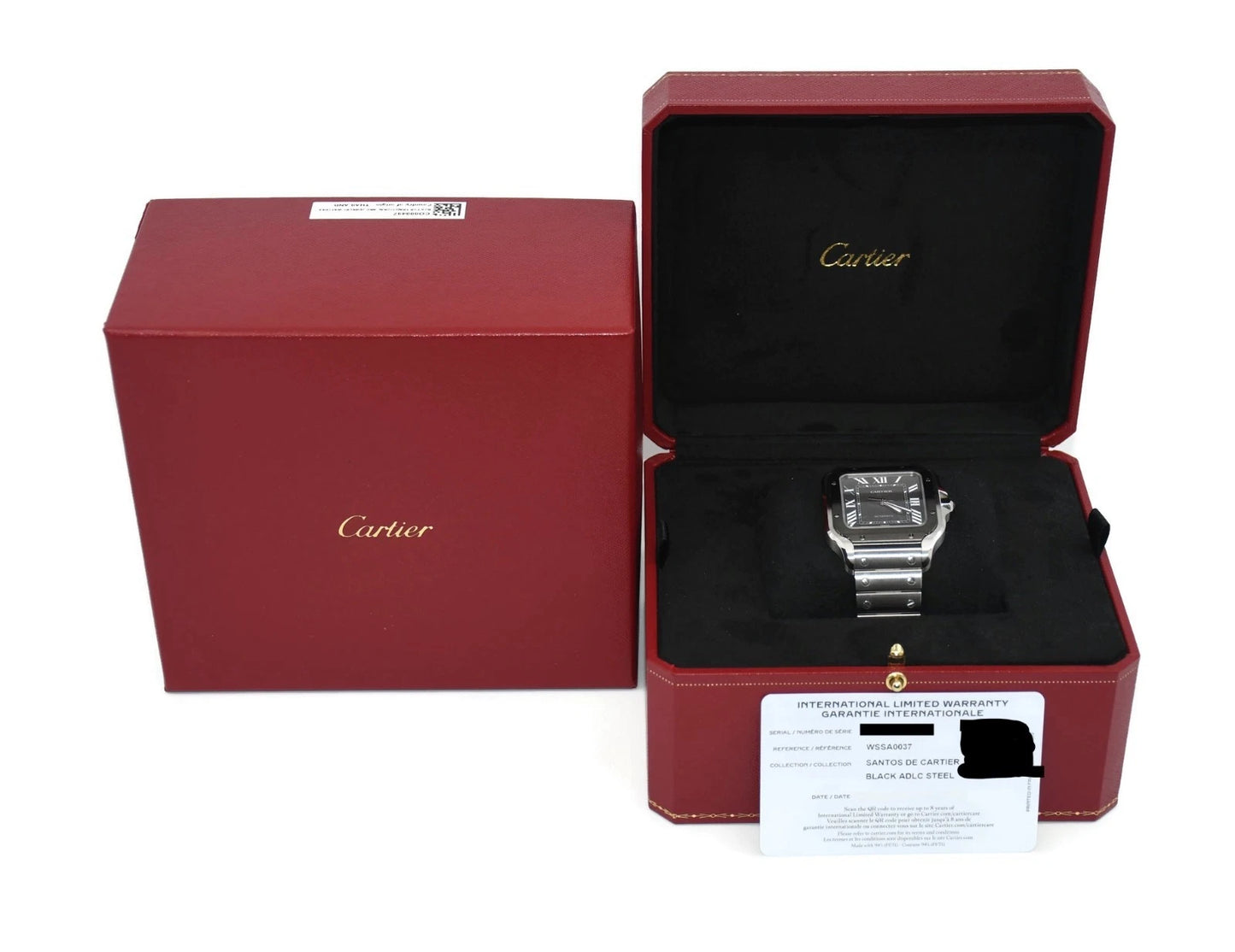 Cartier Santos Large Stainless Steel Watch WSSA0037