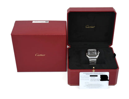 Cartier Santos Large Stainless Steel Watch WSSA0037