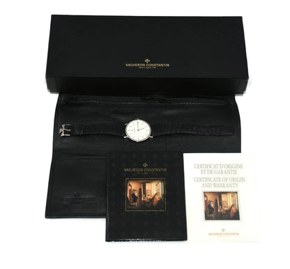 Vacheron Constantin Patrimony 18K White Gold Watch 33160