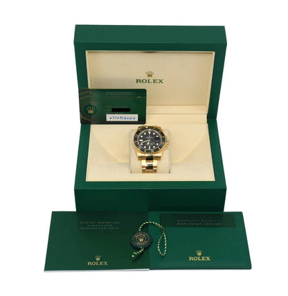 Rolex Submariner 18K Yellow Gold Watch 116618LN