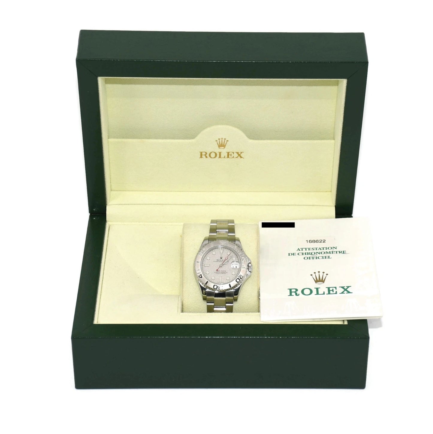 Rolex Yachtmaster Stainless Steel Watch 168622