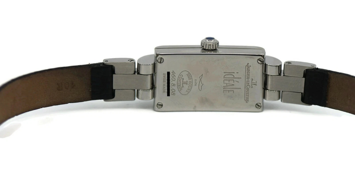 Jaeger Lecoultre Ideale Diamond Stainless Steel Watch 460.8.08
