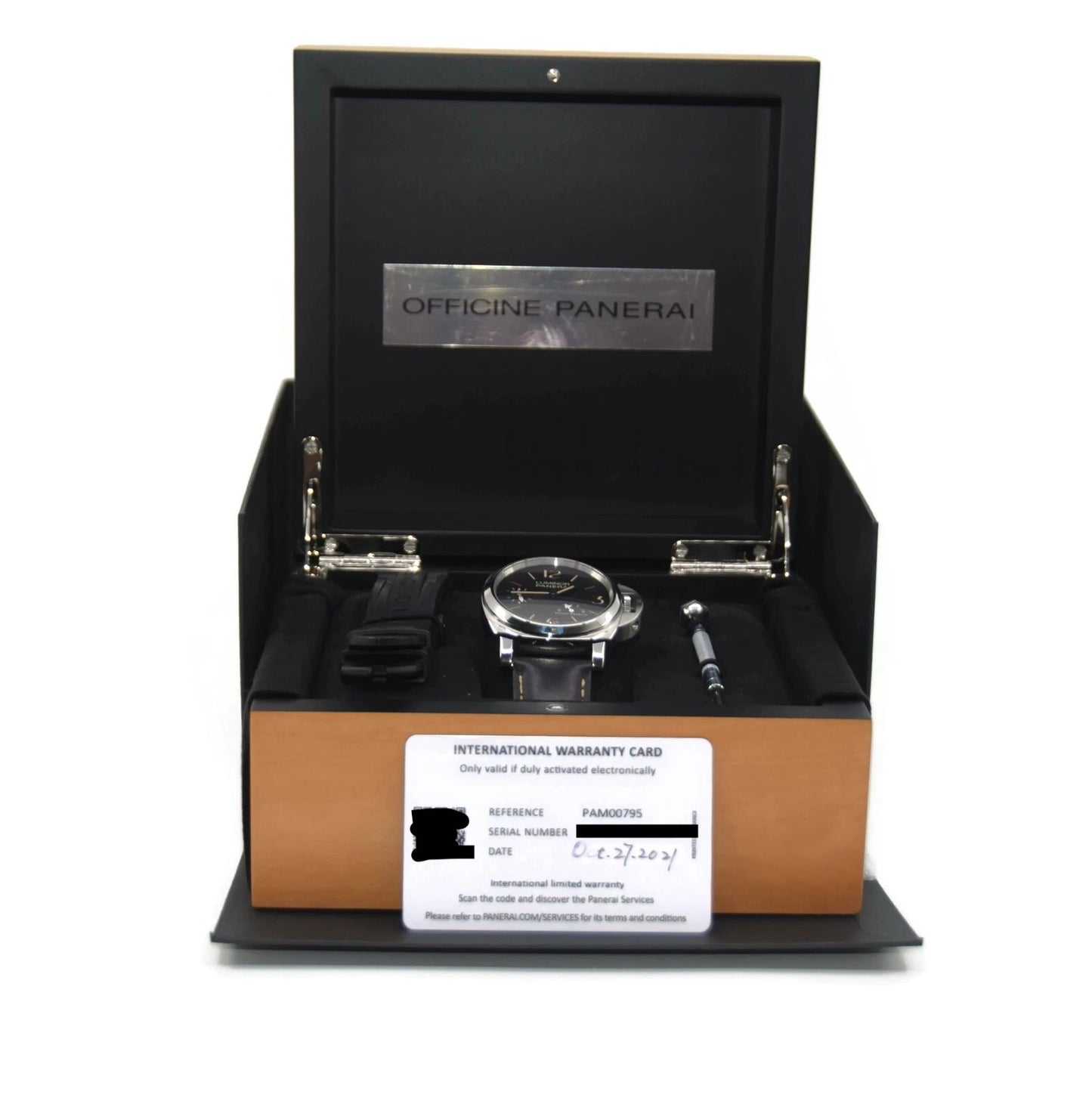 Panerai Luminor 8 Day Power Reserve Stainless Steel Watch PAM795
