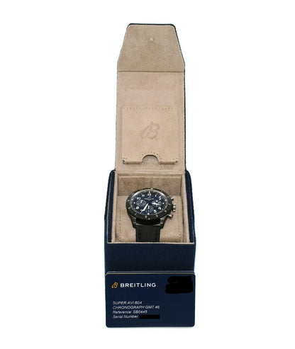 Breitling Super Avi GMT Chronograph Ceramic Watch SB0445