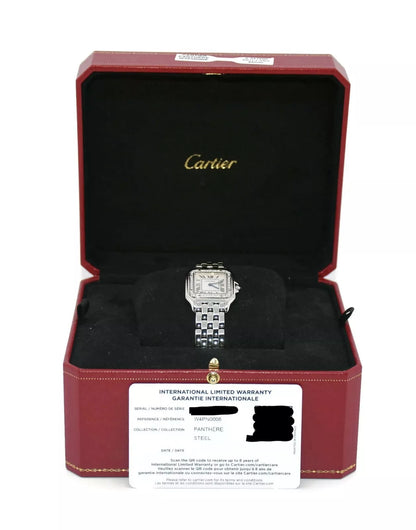 Cartier Panthere Diamond Stainless Steel Watch W4PN0008