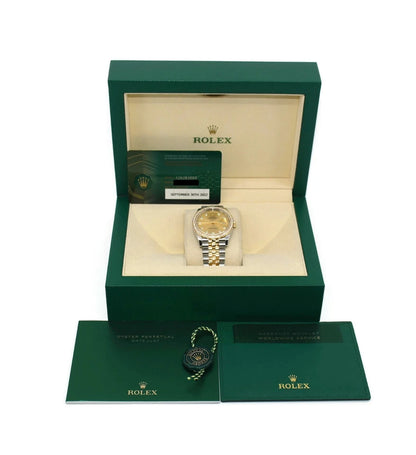Rolex Datejust Diamond 18K/Stainless Steel Watch 126283RBR