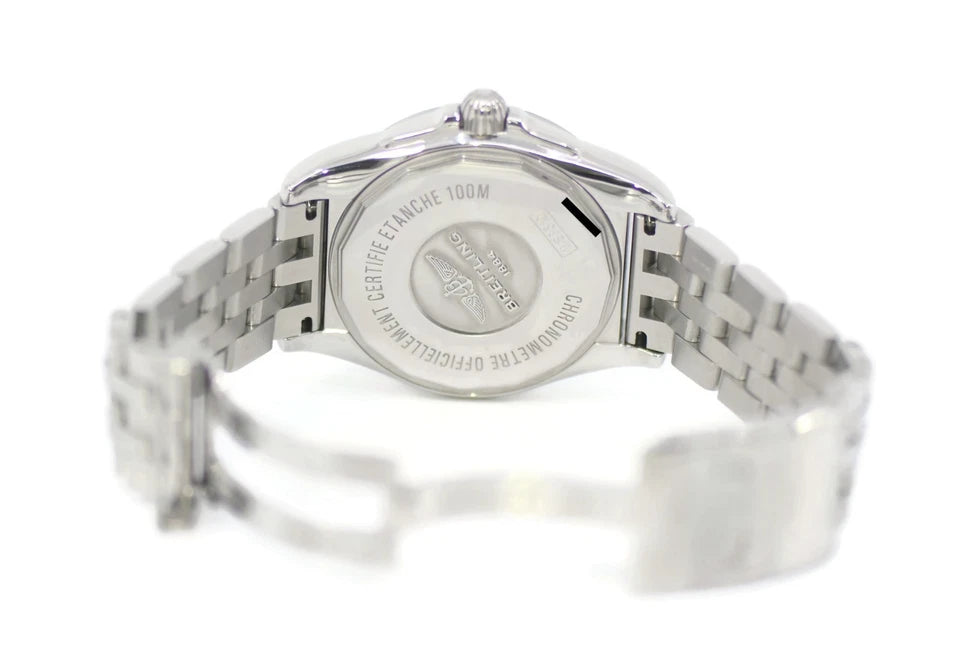 Breitling Galactic Unitime Stainless Steel Watch WB3510