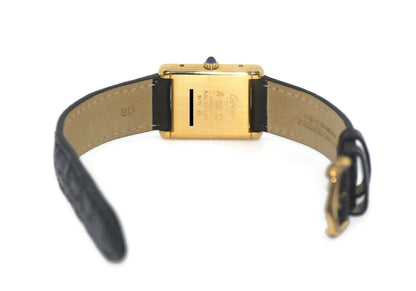 Cartier Tank Must Gold Plated Sterling Silver Watch