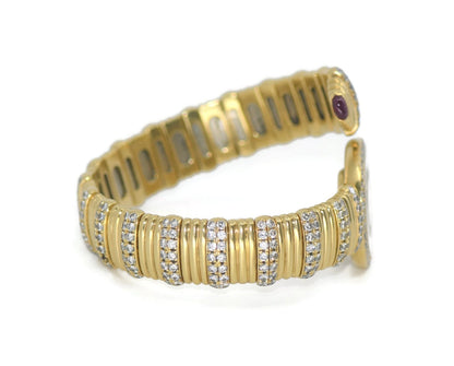 Chopard Happy Diamonds Snake 18K Yellow Gold Watch 4113