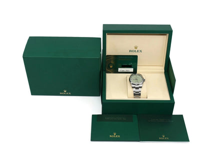 Rolex Oyster Perpetual 41 Pistachio Stainless Steel Watch 134300