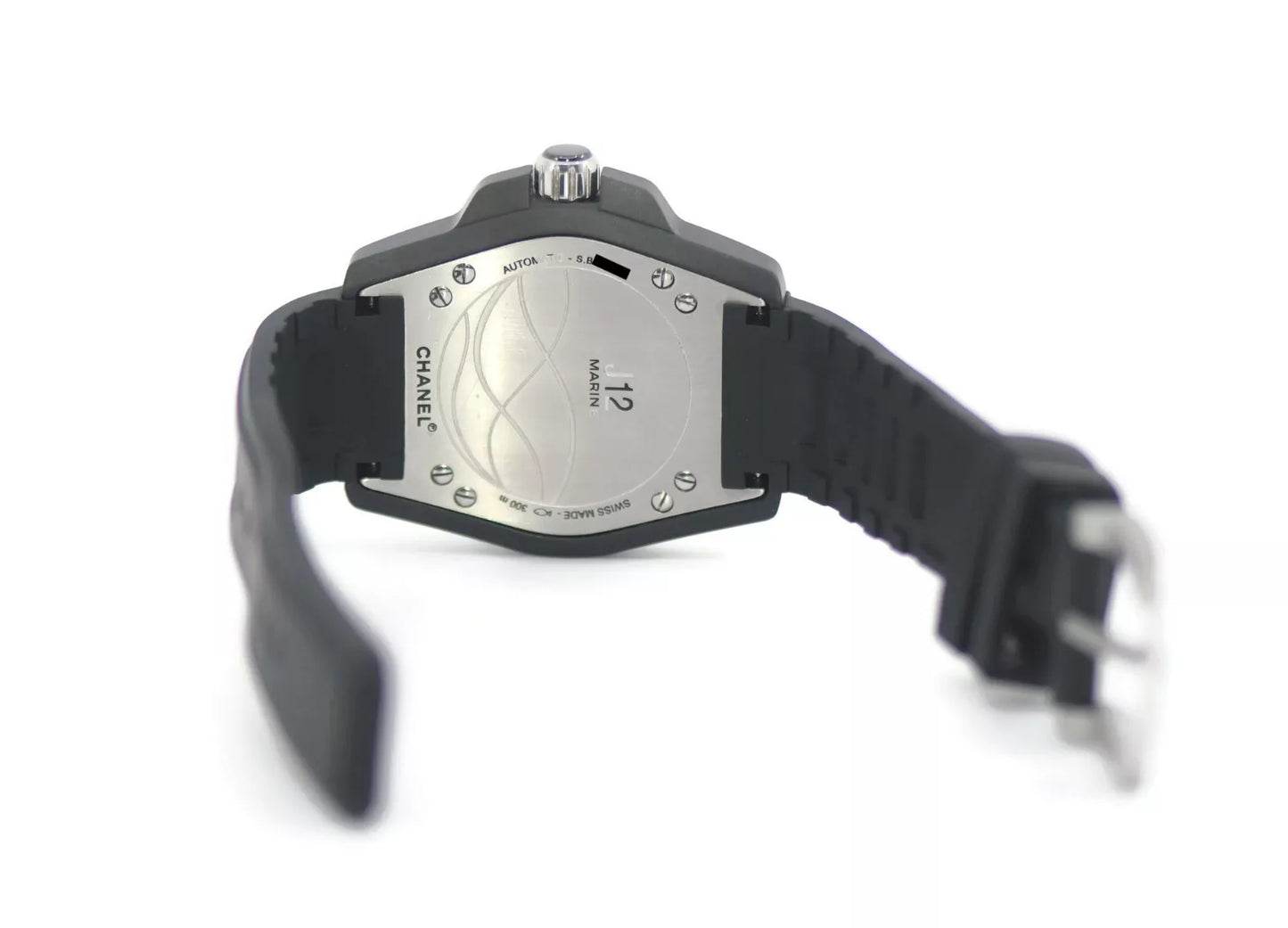 Chanel J12 Marine Black Ceramic Watch H2558