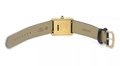Cartier Tank Must Gold Plated Sterling Silver Watch