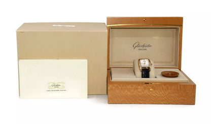 Glashutte Serenade Karree 18K Rose Gold Watch 3952515104