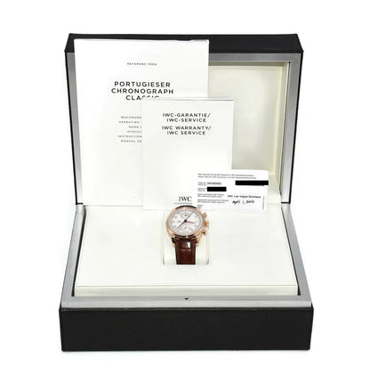 IWC Portuguese Chronograph 18K Rose Gold Watch IW390402