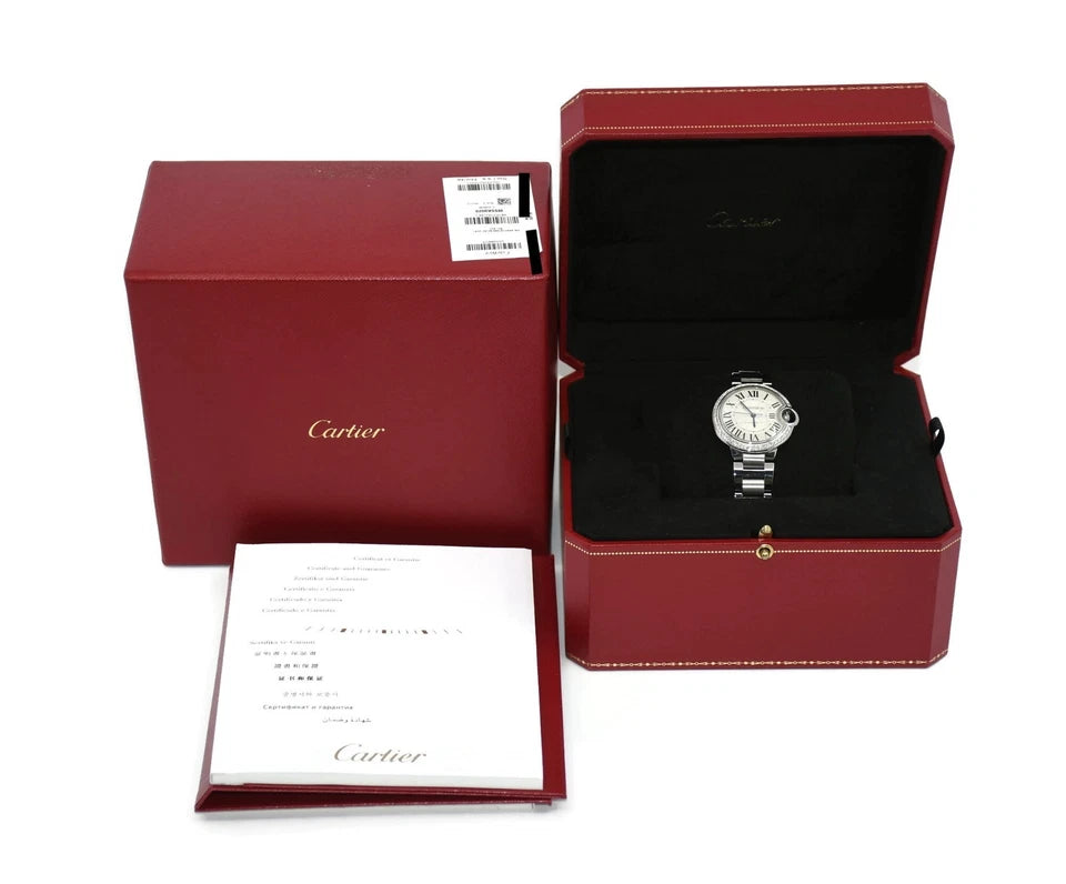 Cartier Ballon Bleu Diamond Stainless Steel Watch W4BB0016