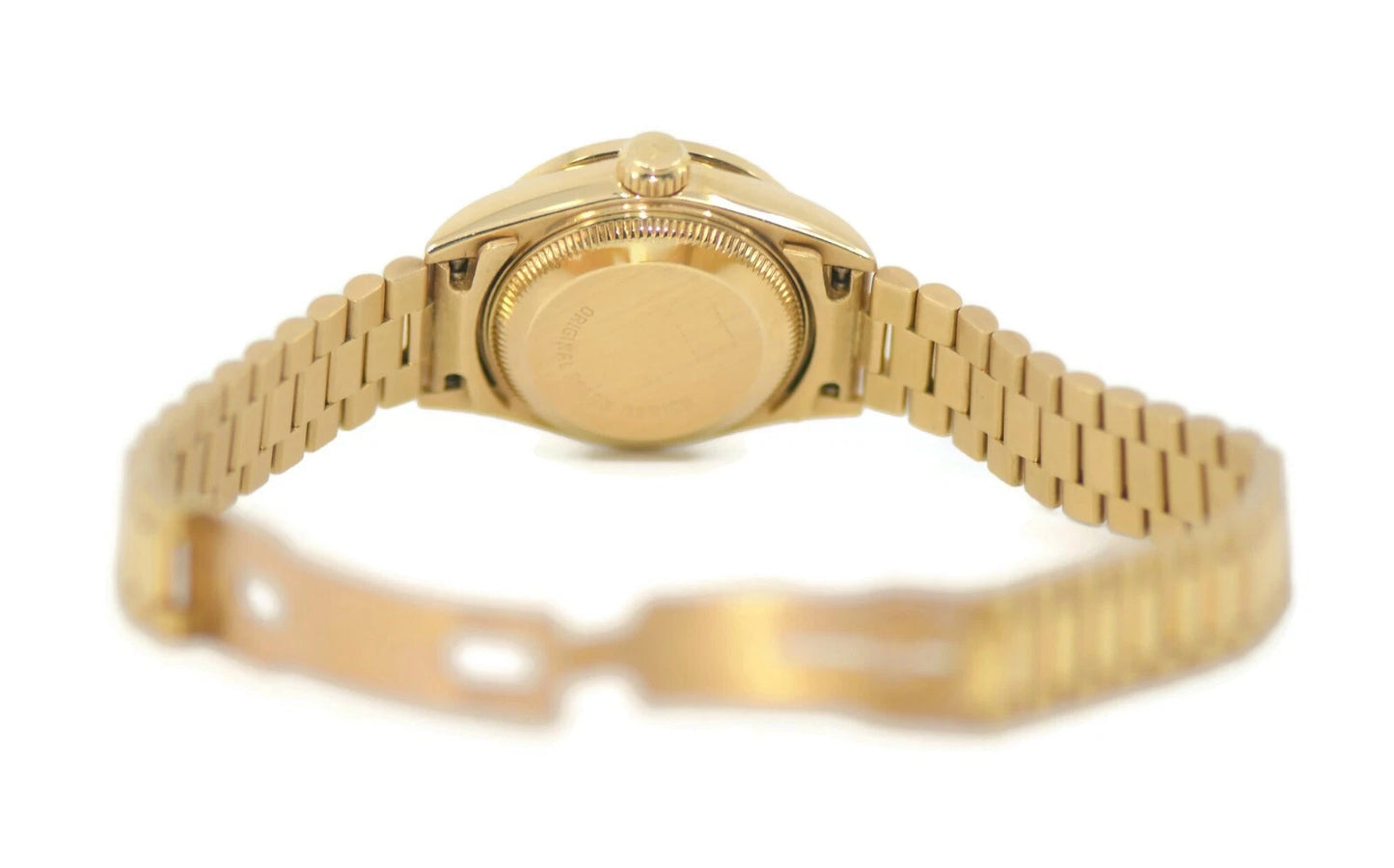 Rolex Datejust President Tiffany & Co Diamond 18K Yellow Gold Watch 69138