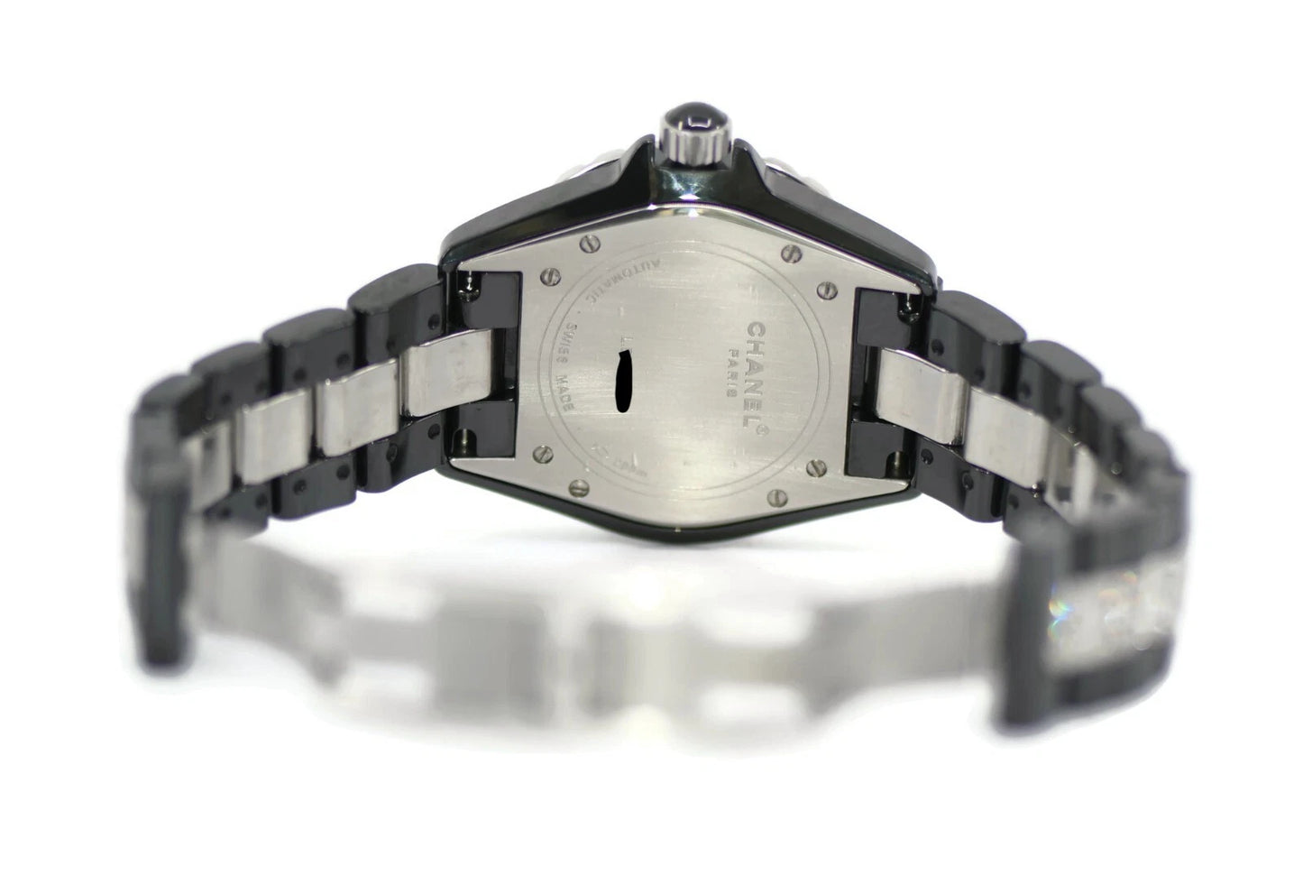 Chanel J12 Diamond Black Ceramic Watch H1339