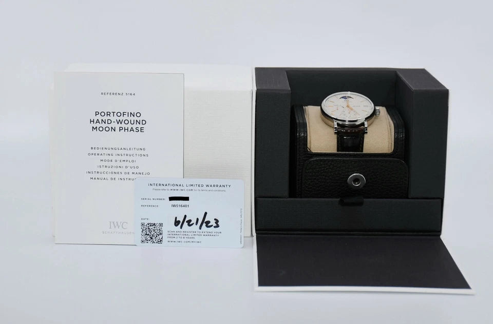 IWC Portofino Moon Phase Stainless Steel Watch IW516401