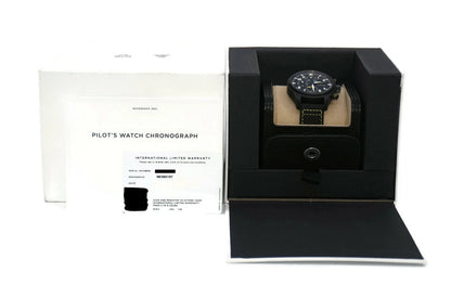 IWC Pilot Royal Maces Chronograph Ceramic Watch IW389107