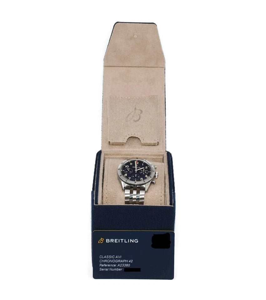 Breitling Avi P-51 Mustang Stainless Steel Watch A23380